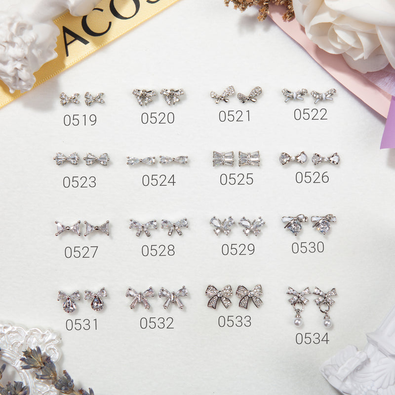 ACOS 3D Crystal Jewellery Nail Art  Decorations--2pcs/pack (#0003) - Lashmer
