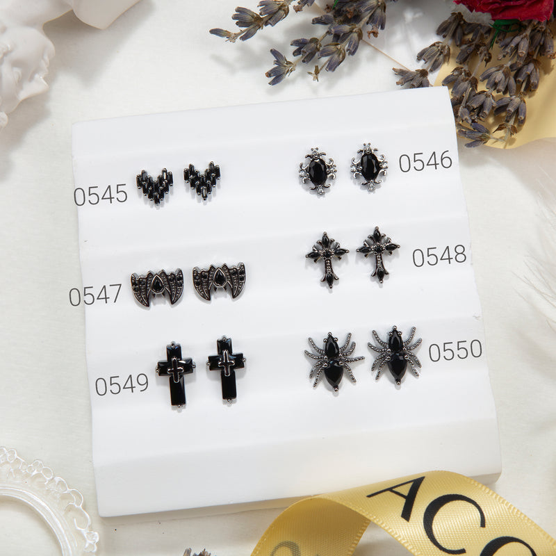 ACOS 3D Crystal Jewellery Nail Art  Decorations--2pcs/pack (#0006) - Lashmer