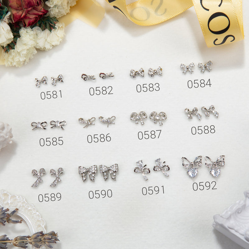 ACOS 3D Crystal Jewellery Nail Art  Decorations--2pcs/pack (#0010) - Lashmer