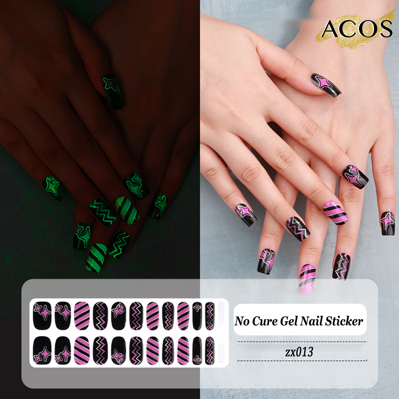 ACOS No Cured Gel Sticker -- Style #013