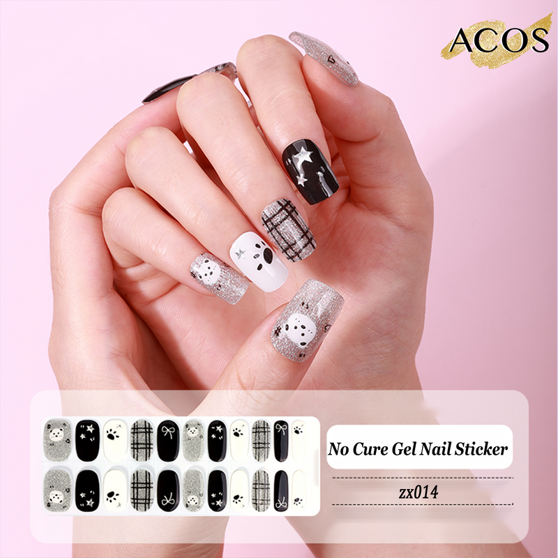 ACOS No Cured Gel Sticker -- Style #014