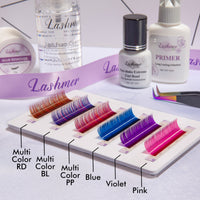 Color Volume lashes Sampler -- BL Colour (5 lines)