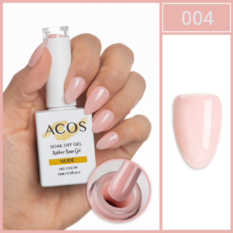 ACOS Rubber Base Soak Off Gel In A Bottle - Lashmer