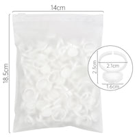 Disposable Glue Rings 100 Pack - Lashmer