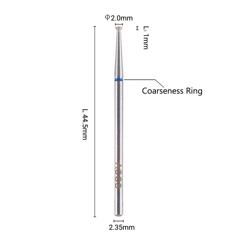 ACOS Pre Treatment Diamond Milling Cutter Rotary Nail Drill Bit(#001) - Lashmer