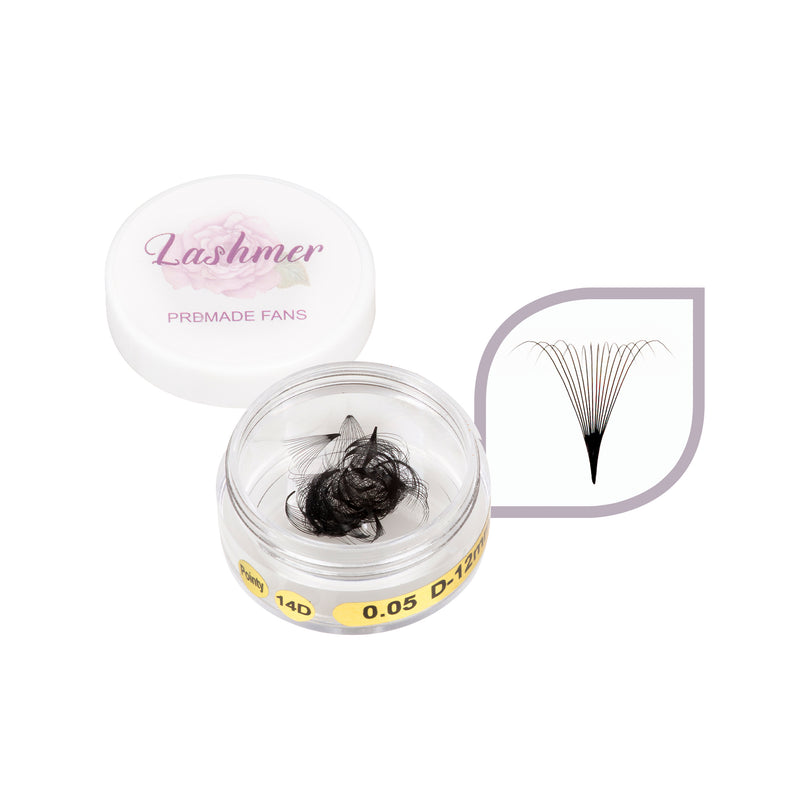 Lashmer Sample Promade Lash Fans - 50 Loose Fans