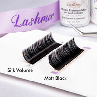 Lashmer Matt Black Volume Lashes