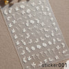 ACOS Nail Art Stickers -- Flowers #001