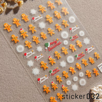 ACOS Nail Art Stickers -- Christmas #001