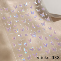 ACOS Nail Art Stickers -- Butterfly #005