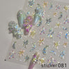 ACOS Nail Art Stickers -- Jelly Style #004